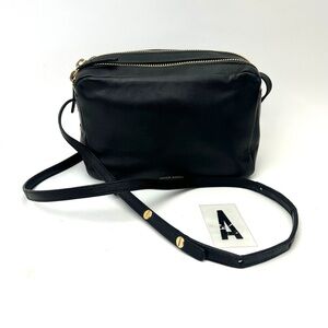 Mansur Gavriel Double Zip lambskin Crossbody